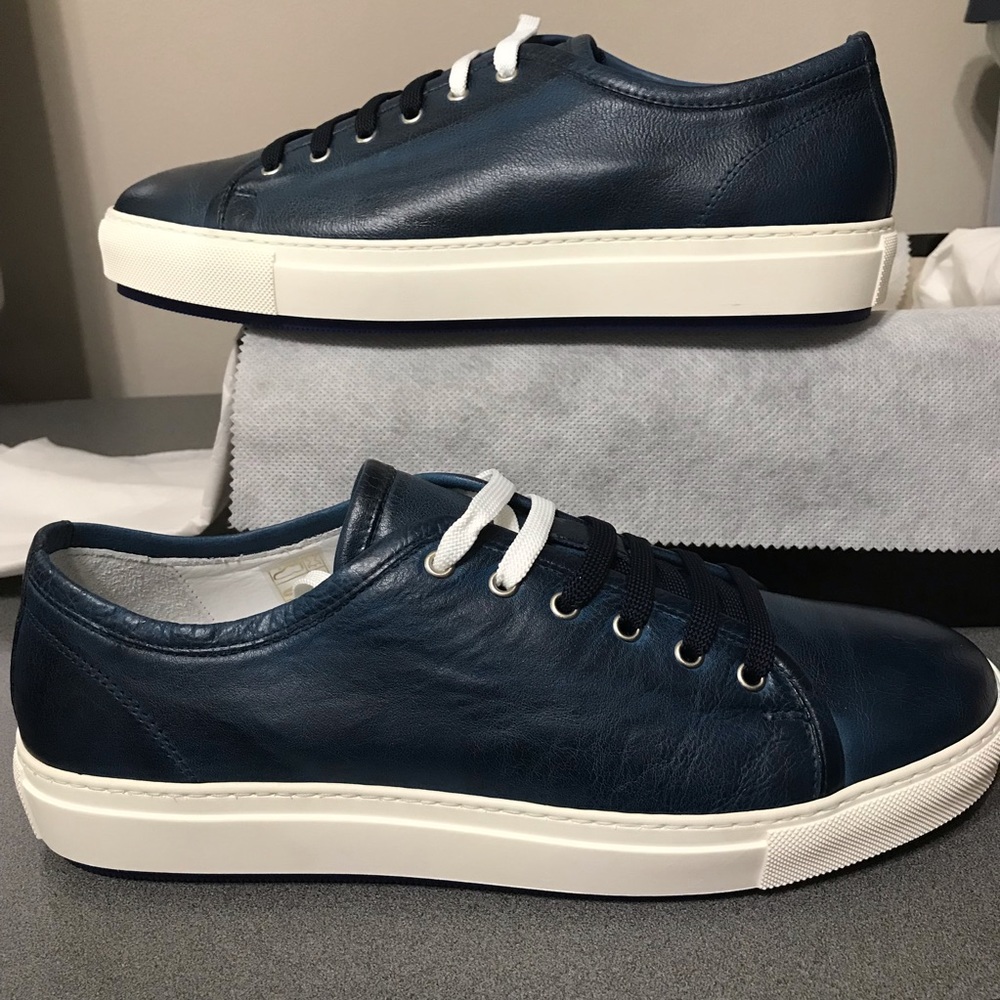 Saks Fifth Avenue Leather Sneakers